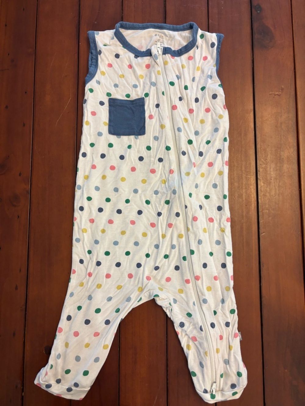 Kyte bamboo dual zip romper